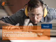 Technischer Kundenbetreuer für Energiesysteme und Installationen (m/w/d) für das Gebiet Süd-West-Deutschland - Frankfurt (Main)