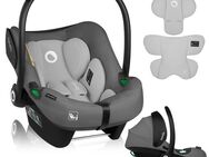lionelo Autokindersitz LEMMY I-SIZE, ab: ab Geburt, bis: bis 87 cm, ab: 1,00 kg, bis: 16,00 kg, (Set), Sehr stabiler Träger, Höhenverstellung, Modernes Design