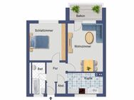 Sanierte Zweizimmer-Eigentumswohnung mit Balkon zur Kapitalanlage - provisionsfreier Verkauf - Köln