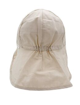 MAXIMO Sonnenhut (1-St) verstellbarer Kinnriemen, mit Nackenschutz, mit Gummizug