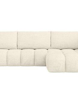 OTTO home Ecksofa AZITA klein, L-Form, elegant und bequem Designsofa in Bubble-Optik, lose Rückenkissen, traumhafte Steppung, Maße B/T/H: 296/176,5/89 cm