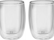 Zwilling Gläser-Set Kaffee Glas Sorrento, 2er Set, Borosilikatglas, doppelwandig, Fassungsvermögen je Glas 200 ml