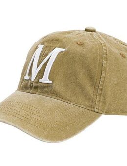 MUSTANG Baseball Cap Größenverstellbar, Washed Look, mit großer Stickerei vorne