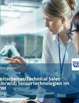 Vertriebsmitarbeiter/Technical Sales Manager (m/w/d) Sensortechnologien im Außendienst - Heidelberg