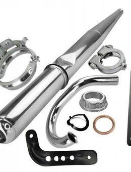 Simson Set Auspuff Krümmer Hitzeschutz Simson S51 Enduro UVP 149€ Set2532 - Wuppertal