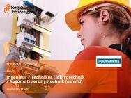 Ingenieur / Techniker Elektrotechnik / Automatisierungstechnik (m/w/d) - Weiterstadt