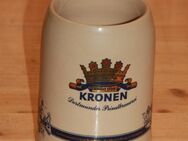 Kronen Dortmunder Privatbrauerei Bierkrug Steingut Steinzeug Keramik 0,5 l neuwe - Borken
