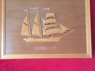 Bild, Holz, Segelschiff Motiv, "GAZELA PRIMEIRO" 30 cm h und 38 cm breit, TOP Zustand - Ibbenbüren