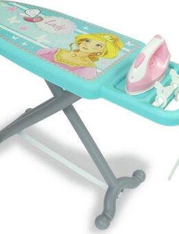 Jamara Kinder-Bügelbrett Little Laundry Princess, türkis, (Set, 6-tlg), inklusive Spielzeugbügeleisen