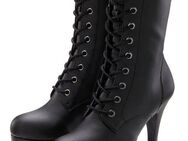 LASCANA Belle Affaire Schnürstiefelette, High-Heel-Boots mit Plateauabsatz