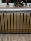 Heizkörperverkleidung aus massiven V2A Edelstahl in 45289