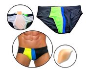 Männer Badehose Push Up mit 3D Pad Schwimmhose Badeshort PushUp Neongrün Schwarz S M L XL XXL 26,90€* - Villingen-Schwenningen