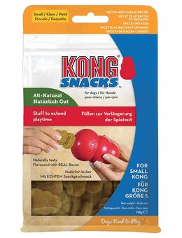 KONG Snacks Bacon & Cheese - Sparpaket: 4 x 198 g (Größe S)