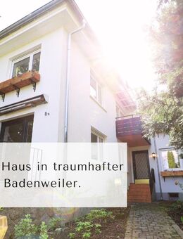 Badenweiler: Traumhaus mit Blick auf den Kurpark - Badenweiler