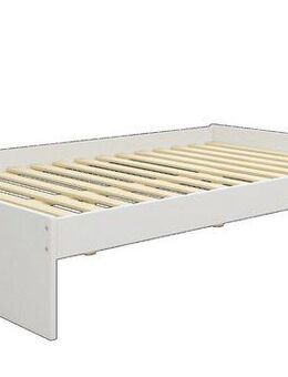 OTTO home Bett Magdala, Futonbett, schlichtes Design, Top Qualität (Breite/ Belastbarkeit: 120cm/200 KG, 90cm/ 100KG), aus robustem MDF, Breite Liegefläche 140 cm, Bettkasten optional