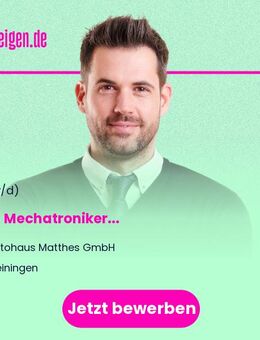 Kfz - Mechatroniker (m/w/d) - Tiefenort