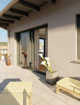 Rundumblick dank traumhafter Dachterrasse. Penthouse in Ruhmannsfelden - Ruhmannsfelden