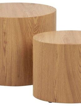 ACTONA GROUP Couchtisch Mice, Anstelltisch, Sofatisch, TOPSELLER! 2er-set, Scandi-Stil (Couchtisch, Beistelltisch, OTTOs Choice), moderne ovale Form (Set, 2 st). in verschiedenen Farben, pflegeleicht