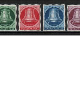 Berlin: MiNr. 75-79 postfrisch (Glocke Klöppel links) (100 Mi€) - Krefeld