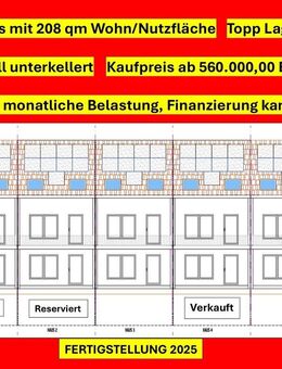 Neubau Reihenhaus voll unterkellert in TOP Lage - Gründau