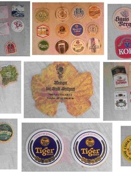 Sammlung 96 Bierdeckel Untersetzer Pappdeckel usw SELTEN - Stuttgart
