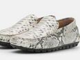 Handgefertigt, Echtleder Mokassins, Made in Italy, Slip on Loafer in 41540