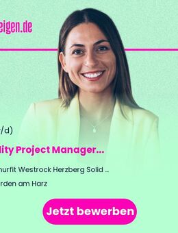 Facility Project Manager (m/w/d) - Hörden