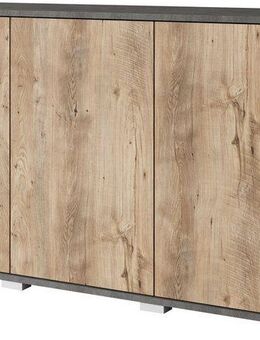 INOSIGN Sideboard Kenia, moderne grifflose Kommode mit 3 Türen, Breite 120 cm (1 St), Push-to-Open-Fronten, höhenverstellbaren Einlegeböden