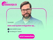 Data and System Integration Specialist (w/m/d) - Kronberg (Taunus)