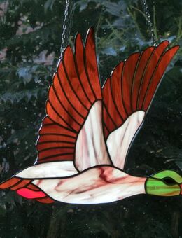 Tiffany Fensterbild Stockente - Eschweiler