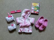 HELLO KITTY/ Badeschuhe 32 + DVDs+ Haarband + Schwamm+ Bademantel - Duisburg