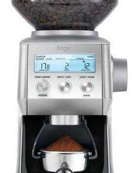 Sage Kaffeemühle The Smart Grinder Pro, SCG820BSS4EEU1, 165 W, Kegelmahlwerk, 450 g Bohnenbehälter, Edelstahl Kegelmahlwerk