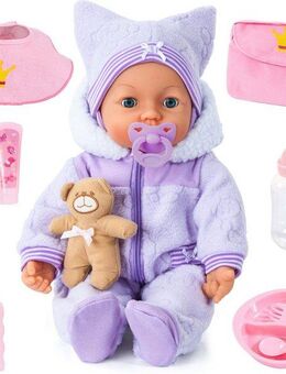 Bayer Babypuppe Piccolina Magic Eyes, mit Funktion und Zubehör