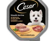 Megapack Cesar Schale 28 x 150 g - Klassik-Terrine mit Geflügel und Rind