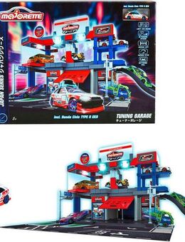 majORETTE Spiel-Parkgarage Japan Series Tuning Garage, mit Licht und Sound