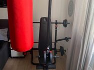 Fitnessstation und Lang-Kurzhantel, Gewichte - Berlin Treptow-Köpenick