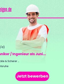 Techniker / Ingenieur als Junior-Kundenberater im Außendienst - Technischer Vertrieb / Kommunikationstechnik (m/w/d) - Karlsruhe