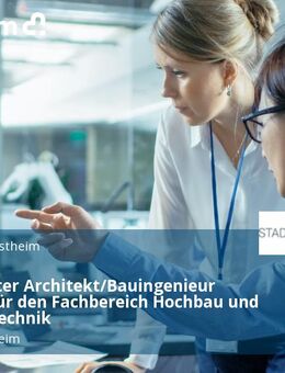 Stellv. Leiter Architekt/Bauingenieur (m/w/d) für den Fachbereich Hochbau und Gebäudetechnik - Kornwestheim
