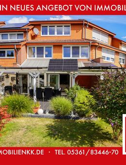 Besonderes Wohnerlebnis in Vorsfelde - Reihenhaus mit Wintergarten, Pool und großem Grundstück - Wolfsburg