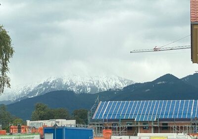 NEUBAU in Übersee am Chiemsee! 3-Zi.-ERDGESCHOSSWOHNUNG mit TERRASSE u. GARTEN.