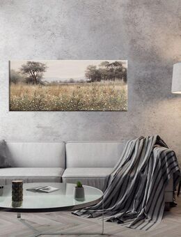 Bönninghoff Ölgemälde, Blumenbilder, Blumenwiese, Felder, Landschaft, Natur, Wiesen & Baumbilder (1 St), jedes Bild ein Unikat