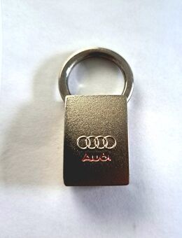 AUDI Schlüsselanhänger - Metallanhänger matt - gebraucht inkl. Versand! - Konstanz
