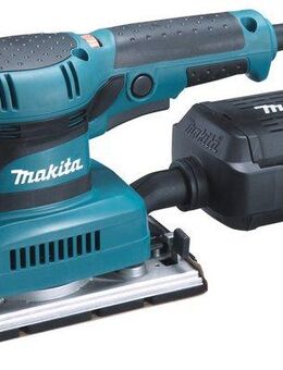 Makita Schwingschleifer BO3711J, inkl. Staubbox mit Mikrofilter, inkl. Aufbewahrungskoffer