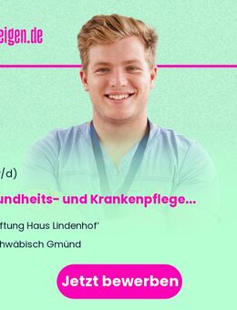 Gesundheits- und Krankenpfleger für den Fachdienst Pflege (m/w/d) - Schwäbisch Gmünd