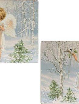 Myflair Möbel & Accessoires Platzset Winterengel, Weihnachtsdeko, (Set, 4-St)