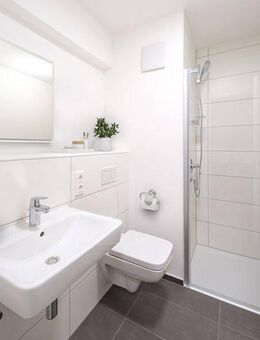 Neubau 2023 - Möbliertes 1 Zimmer-Apartment mit Balkon - Typ M - Innenhof - Ab 6 Monaten - Stuttgart