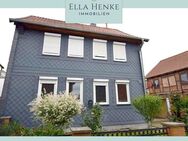 Gemütliches, kleines Fachwerk-Dorfhaus mit Patio-Innenhof + Garage in ruhiger Lage ... - Roklum
