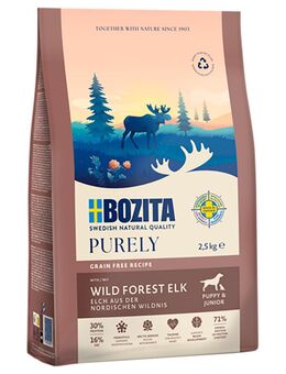 Bozita Dog Purely Grain Free Elch Puppy & Junior - 2,5 kg