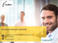 Business Lecturer (m/w/d) - Reutlingen