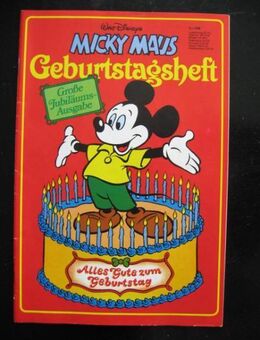 Micky Maus Geburtstagsheft (Jubiläumsausgabe) von 1978 - Niddatal Zentrum